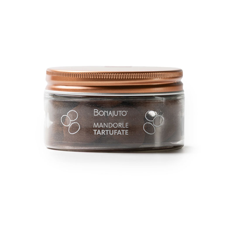 Truffled chocolate almonds